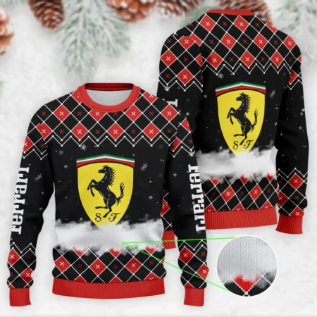 X-Mas Ferrari Formula 1 - Ugly Sweater BLVAF1220925A3FRR - Race Day Design