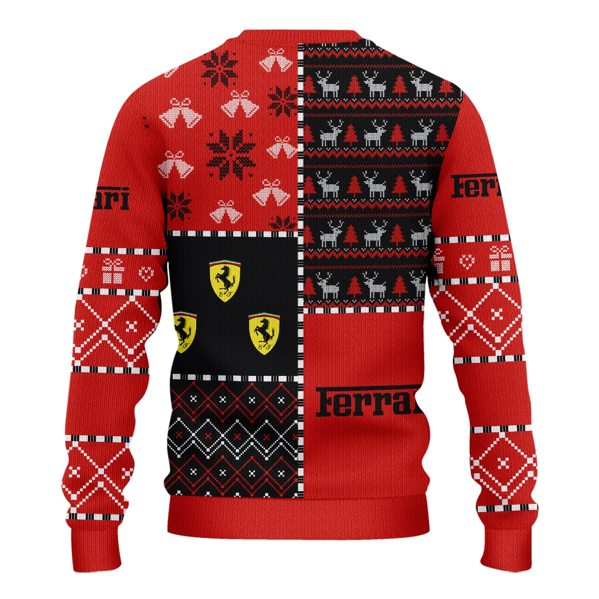 X-Mas Pattern Ferrari Formula 1 - Ugly Sweater BLVAF1220925A2FRR - Image 3