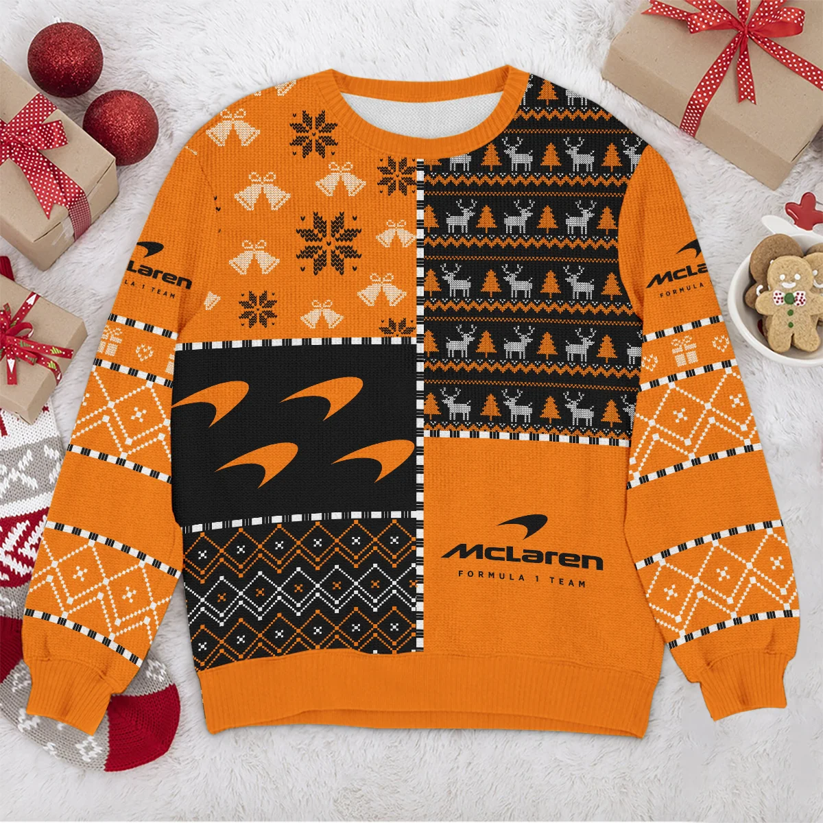 X-Mas Pattern McLaren Formula 1 - Ugly Sweater BLVAF1220925A2MCL - Image 4