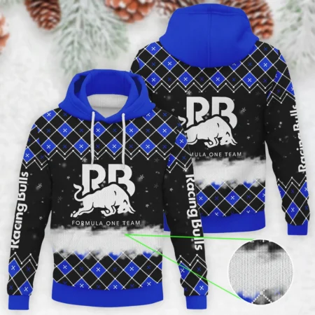 X-Mas Racing Bulls Formula 1 - Knitted Hoodie BLVAF12209250A3RAC - Formula Racing Apparel