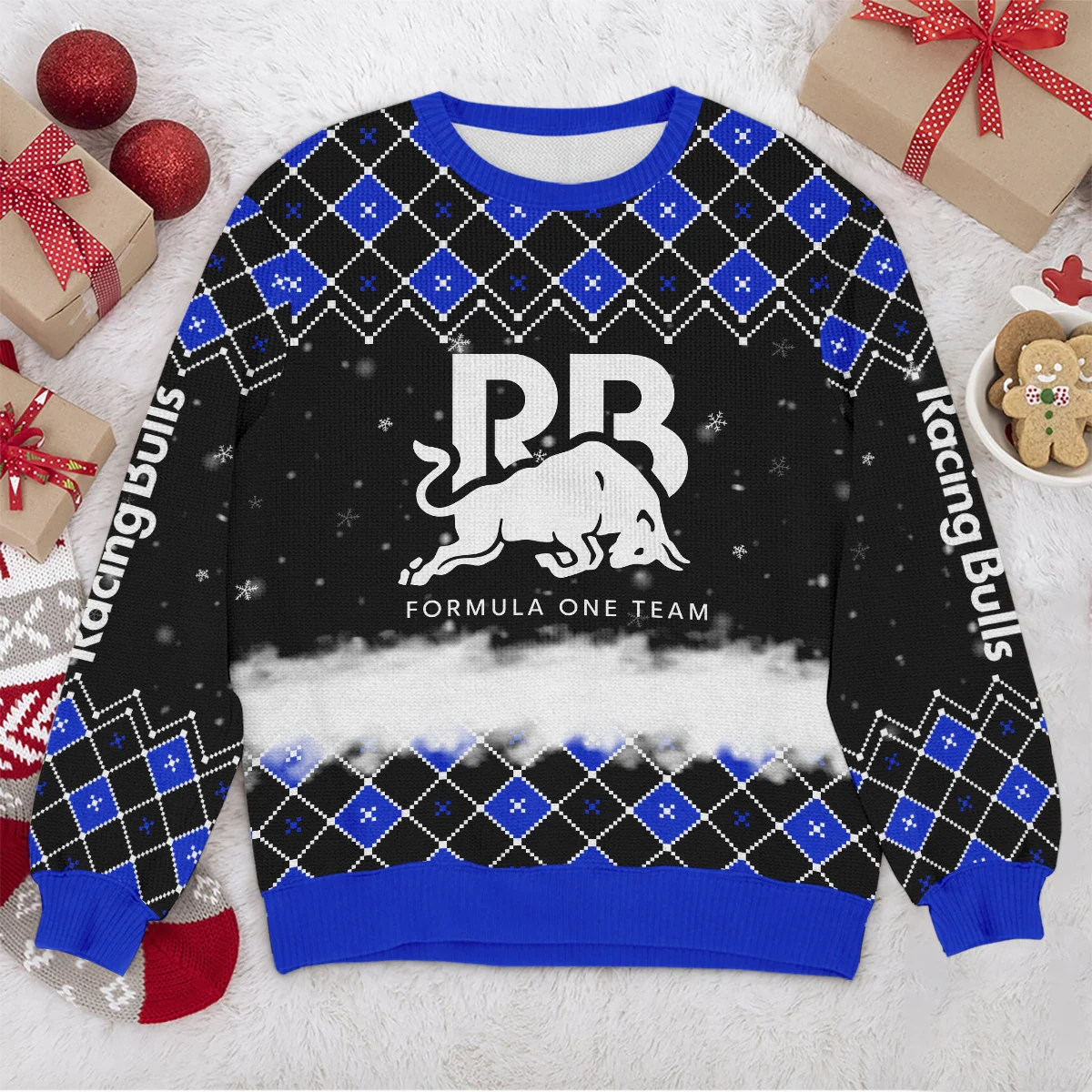 X-Mas Racing Bulls Formula 1 - Ugly Sweater BLVAF1220925A3RAC - Image 4
