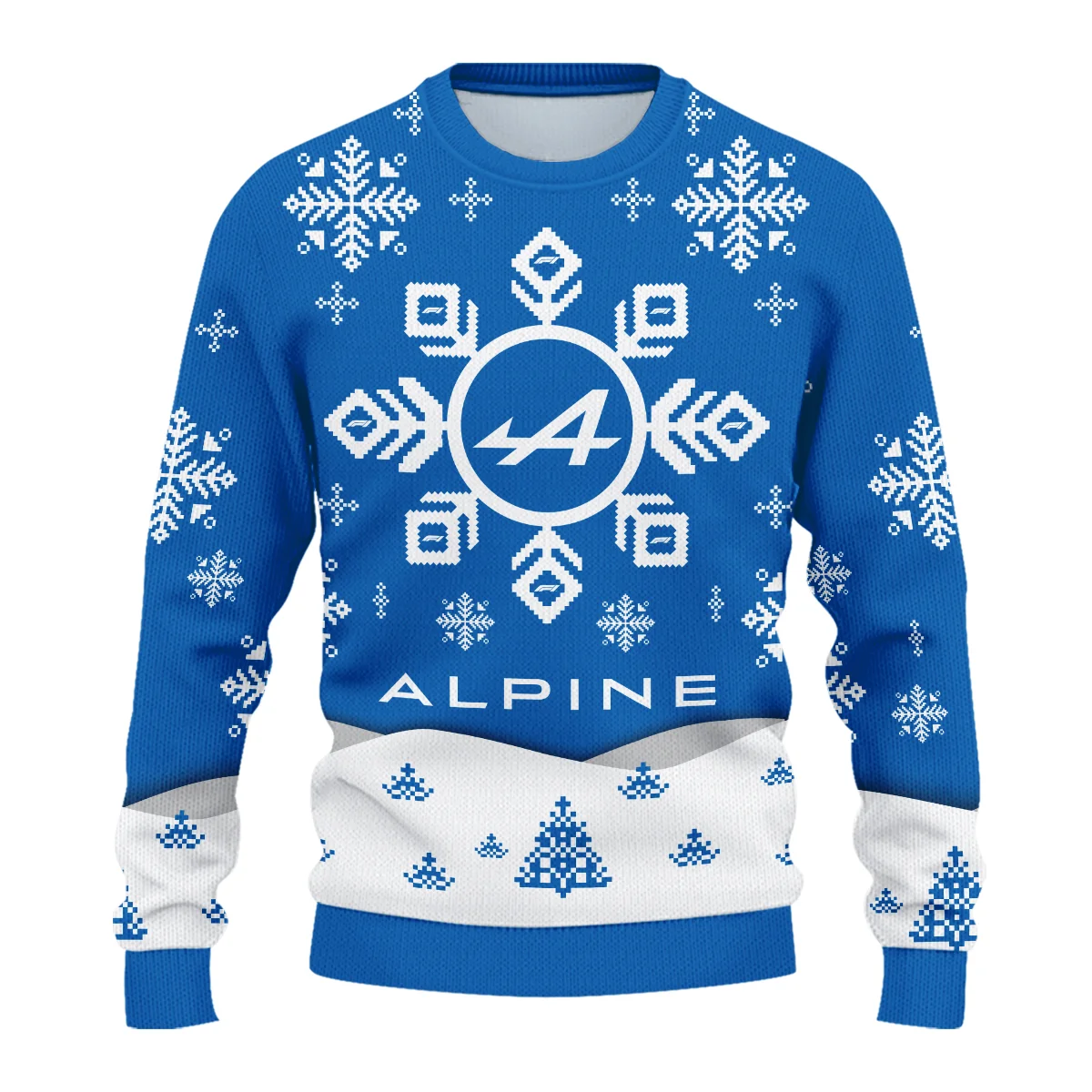 Xmas Pattern Alpine Formula 1 - Ugly Sweater BLVAF1220925A26ALP - Image 2