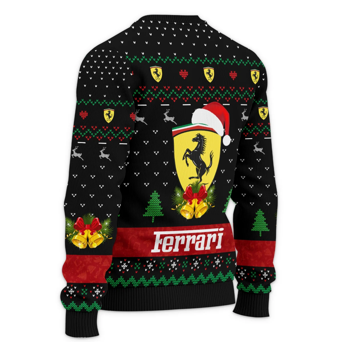 Xmas Pattern Ferrari Formula 1 - Ugly Sweater BLVAF1220925A29FRR - Image 5