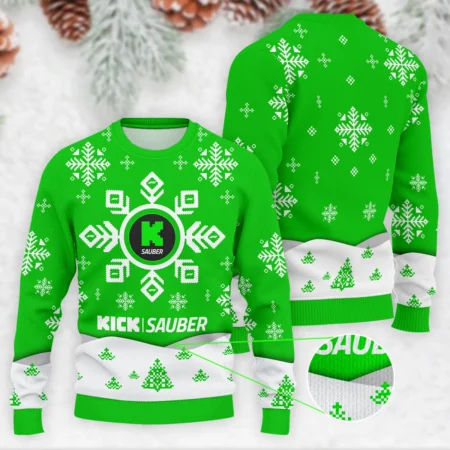 Xmas Pattern Kick Sauber Formula 1 - Ugly Sweater BLVAF1220925A26KS - Motorsport Lifestyle Wear