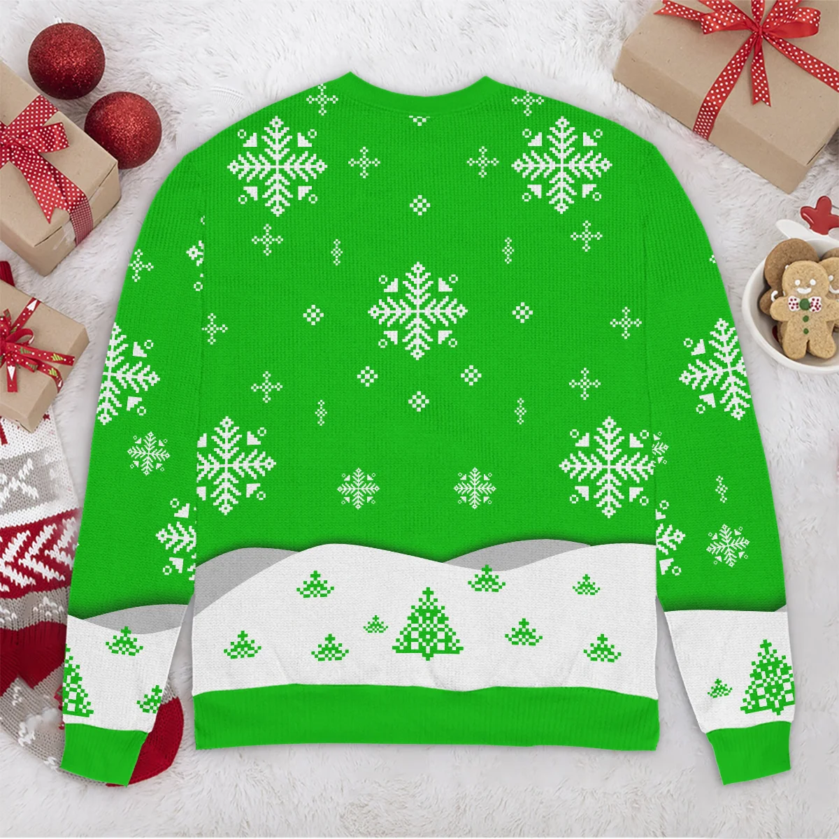 Xmas Pattern Kick Sauber Formula 1 - Ugly Sweater BLVAF1220925A26KS - Image 6