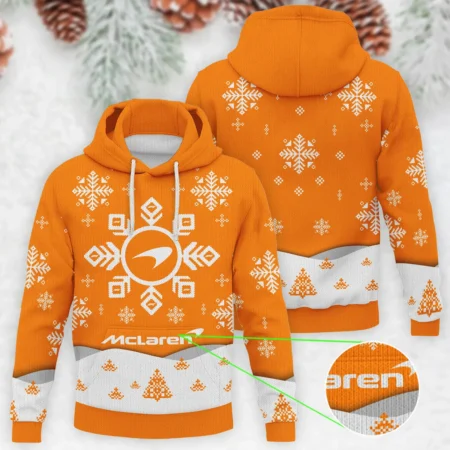 Xmas Pattern McLaren Formula 1 - Knitted Hoodie BLVAF12209250A26MCL - Racing Lifestyle Clothing