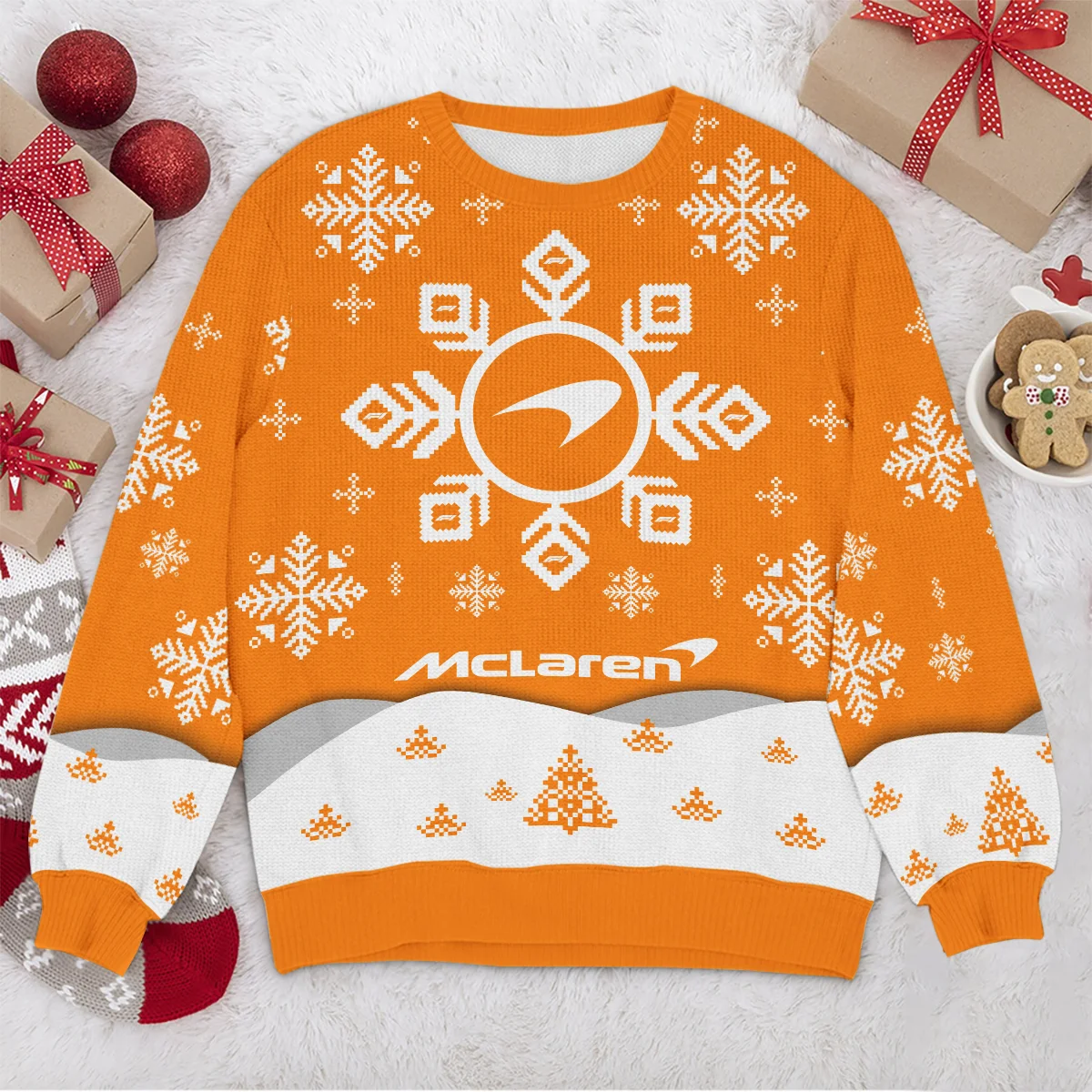 Xmas Pattern McLaren Formula 1 - Ugly Sweater BLVAF1220925A26MCL - Image 4