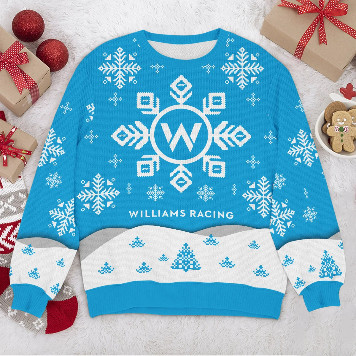 Xmas Pattern Williams Formula 1 - Ugly Sweater BLVAF1220925A26WIL - Image 4