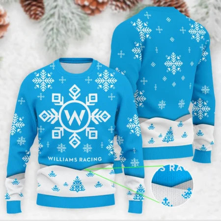 Xmas Pattern Williams Formula 1 - Ugly Sweater BLVAF1220925A26WIL - Racing Lifestyle Clothing