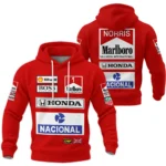 From 1988 to 2026 Lando Norris McLaren F1 Golden Era Hoodie Quilted Waffle BLNR3426A1HQW - Race Day Design
