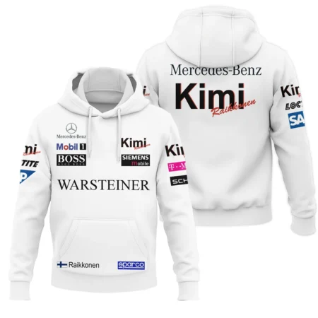 2005 Kimi Raikkonen Racing Suit McLaren F1 Hoodie Unisex Motorsport Apparel BLVAKR191125A3HD