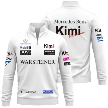 2005 Kimi Raikkonen Racing Suit McLaren F1 Quarter-Zip Sweatshirt Unisex Motorsport Apparel BLVAKR191125A3QZS