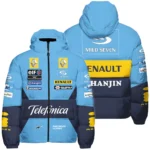 2006 Fernando Alonso Racing Suit Renault F1 Down & Puffer Jackets Unisex Motorsport Apparel BLVAFA030925A4HCJ