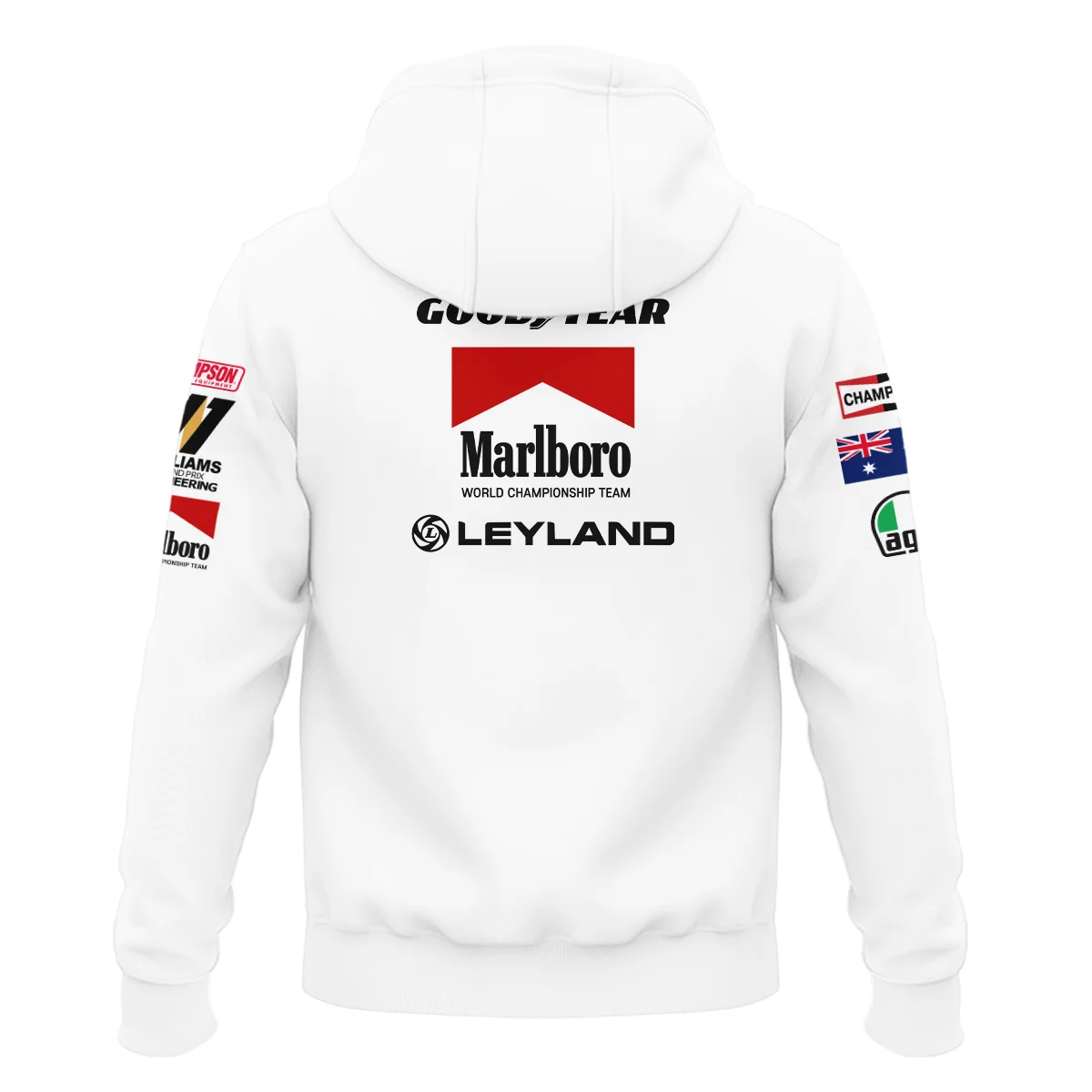 1980 WDC Alan Jones Williams F1 Hoodie BLAJ5426A2HD - Image 3