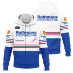 1984 Alan Jones Rothmans Porsche Sandown 1000 Zipper Hoodie BLAJ5426A1ZHD - Motorsport Lifestyle Wear