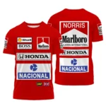 From 1988 to 2026 Lando Norris McLaren F1 Golden Era T-Shirt BLNR3426A1TS - Race Day Outfit