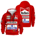 From 1988 to 2026 Oscar Piastri McLaren F1 Golden Era Hoodie Half Zip BLOP3426A1HDF - F1 Fan Gear