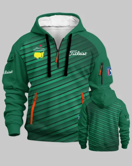 Masters Tournament Titleist Hoodie Half Zipper All Over Prints - Gift for Golf Fans QTMT010426A1TL-HDF