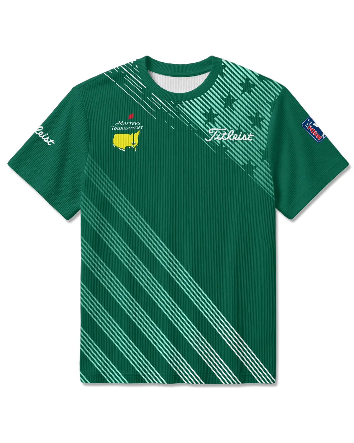 Masters Tournament Titleist Unisex Classic Logo Ribbed T-Shirt All Over Prints - Gift for Golf Fans QTMT010426A2TL-RTS - Image 2