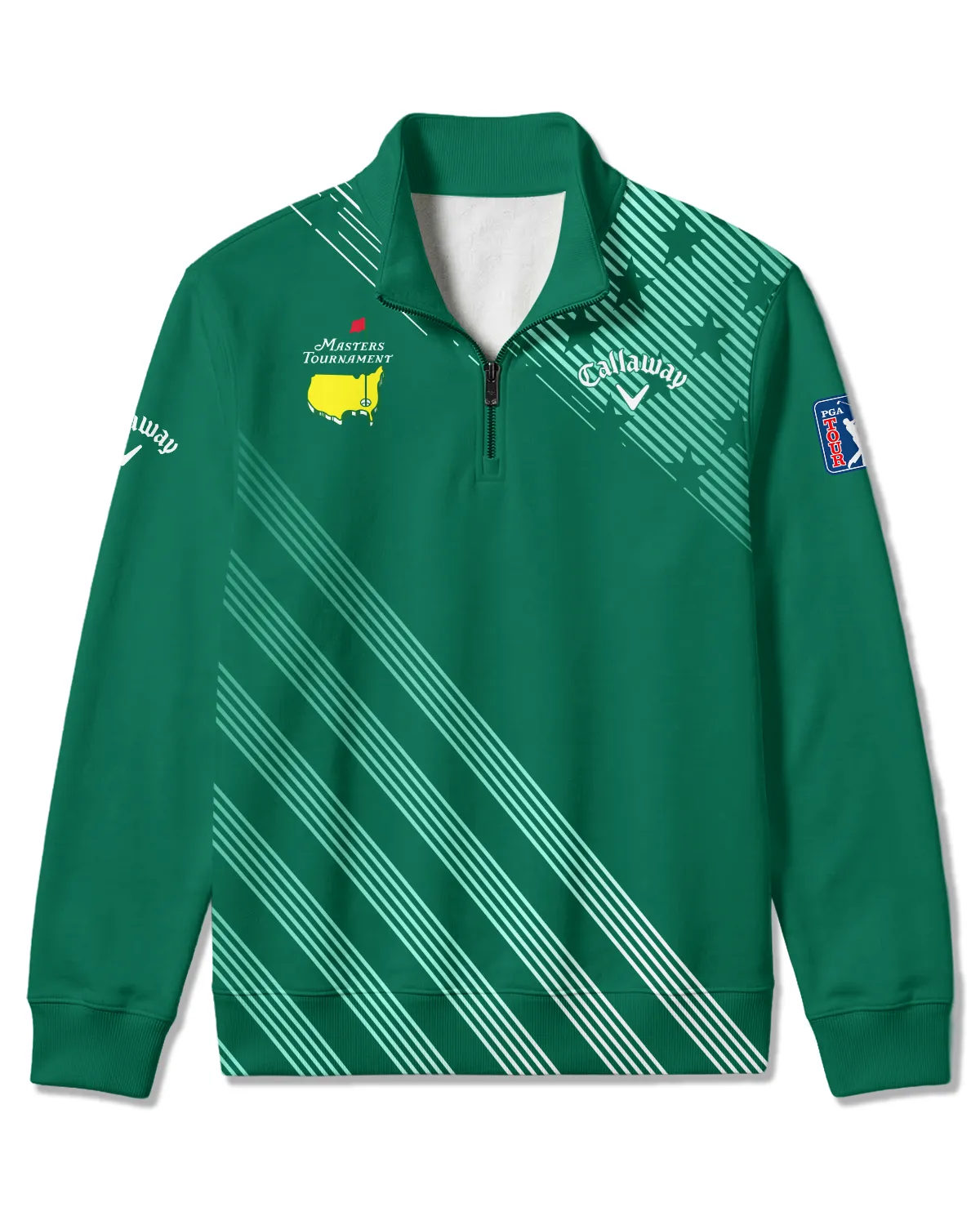 Callaway Masters Tournament Quarter Zip Sweatshirt All Over Prints - Gift for Golf Fans QTMT010426A2CLW-QTZ - Image 2