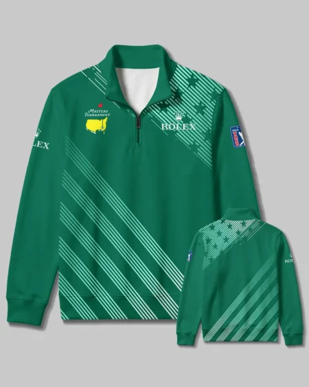 Rolex Masters Tournament Quarter Zip Sweatshirt All Over Prints - Gift for Golf Fans QTMT010426A2ROX-QTZ
