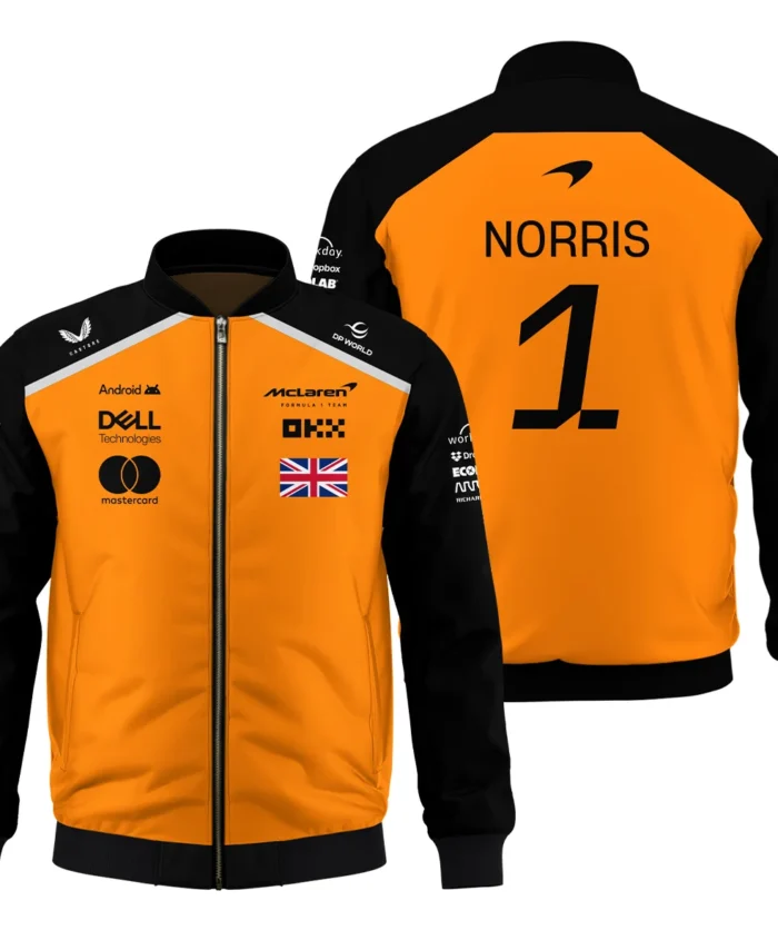 #1 2026 Lando Norris McLaren F1 Team For Fans Bomber BLNR3126A1BB