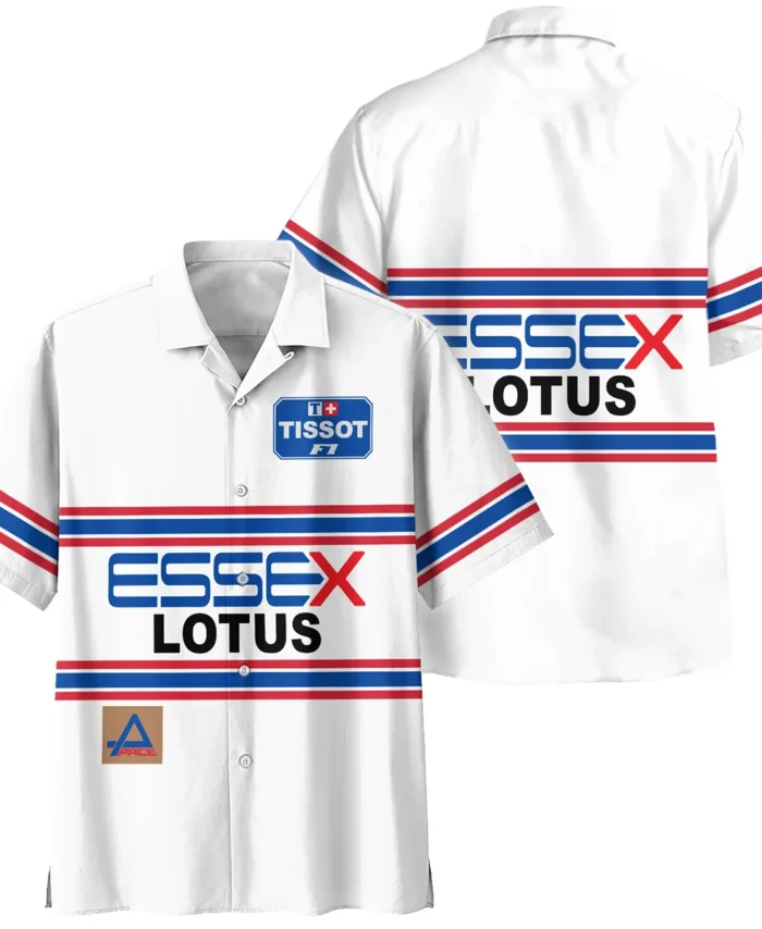 1980 Nigel Mansell Racing Suit Lotus F1 Hawaiian Shirt BLNM29725A2HW