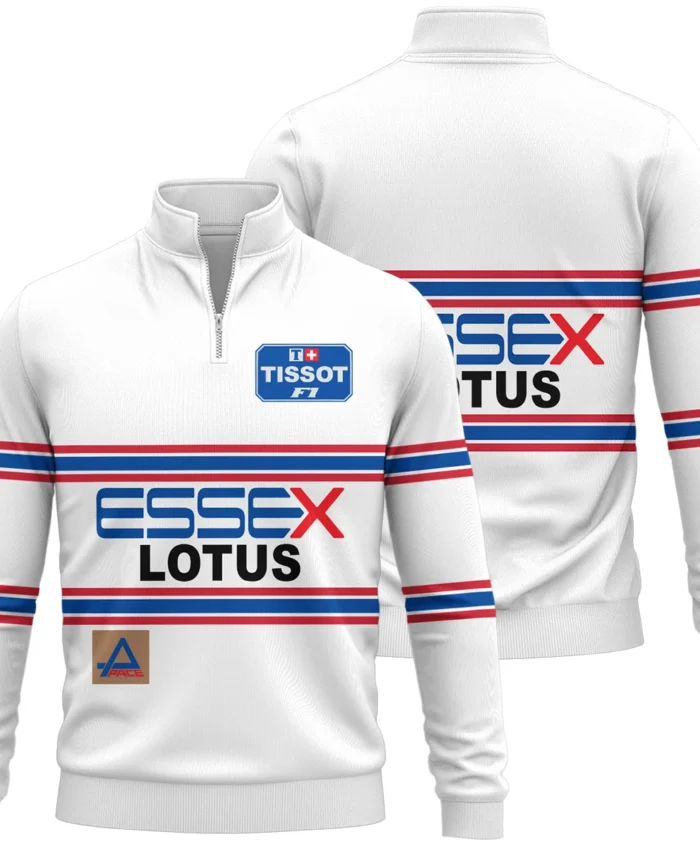 1980 Nigel Mansell Racing Suit Lotus F1 Quarter-Zip Sweatshirt BLNM29725A2QZS