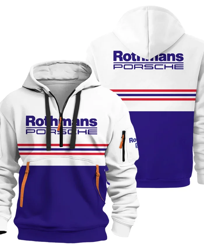 1984 Jack Brabham Rothmans Porsche 962 Hoodie Half Zipper BLVAJB080725A03HDF