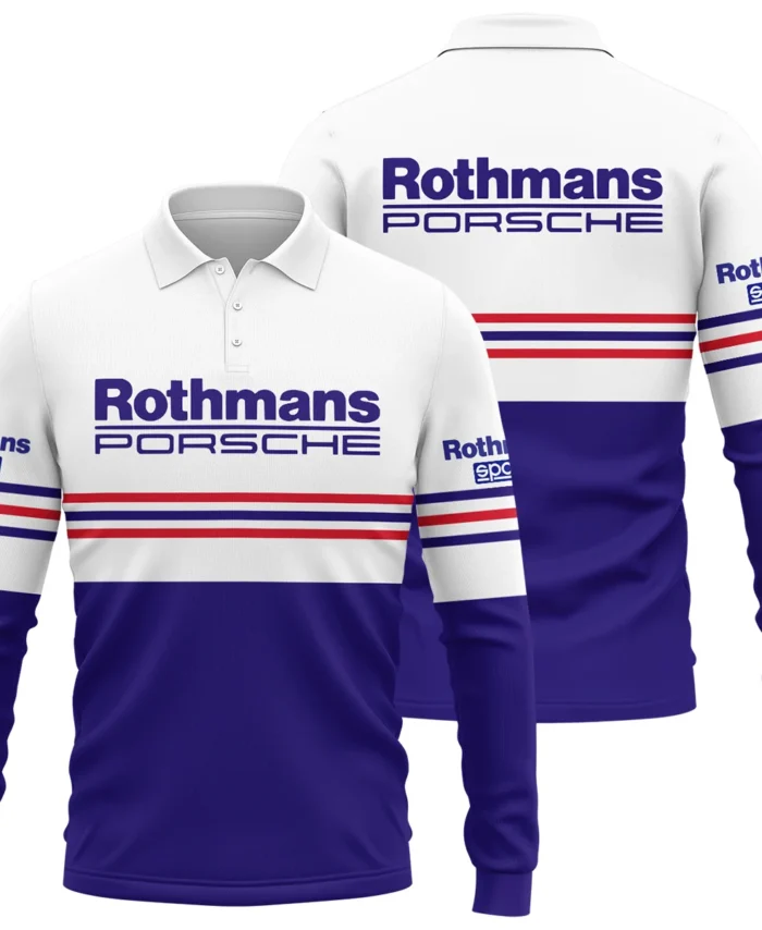 1984 Jack Brabham Rothmans Porsche 962 Long Polo Shirt BLVAJB080725A03LPL