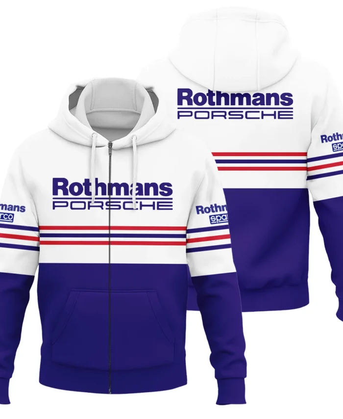 1984 Jack Brabham Rothmans Porsche 962 Zipper Hoodie BLVAJB080725A03ZHD