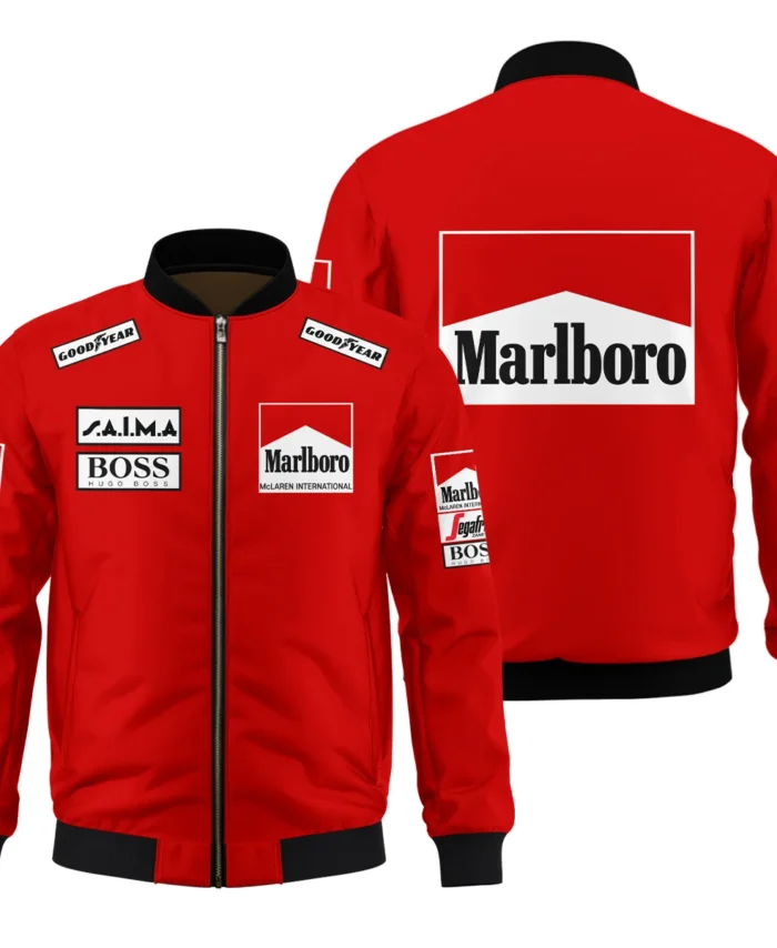 1985 Alain Prost Racing Suit McLaren F1 Team Bomber BLVAAP070725A04BB