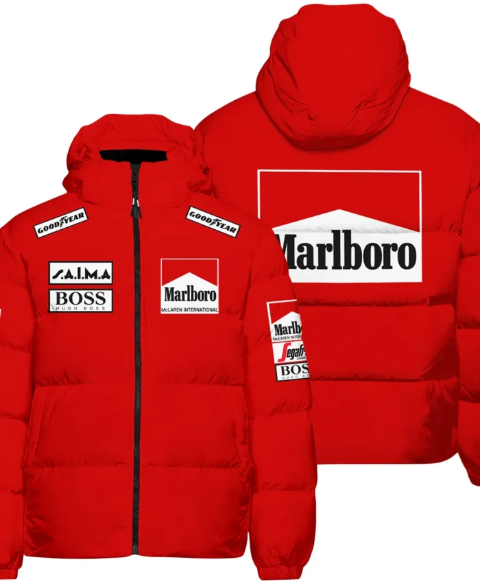 1985 Alain Prost Racing Suit McLaren F1 Team Down & Puffer Jackets BLVAAP070725A04HCJ