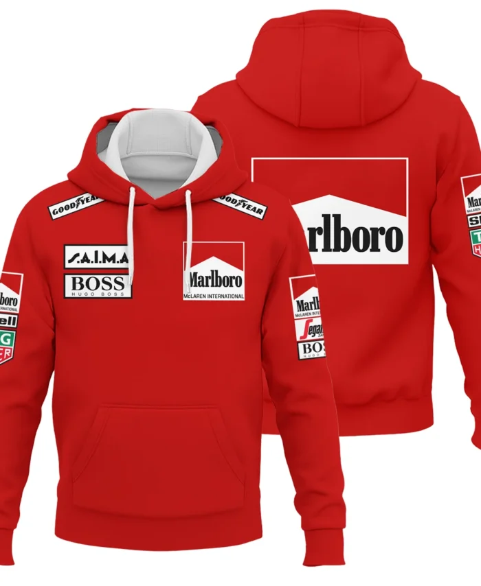 1985 Alain Prost Racing Suit McLaren F1 Team Hoodie BLVAAP070725A04HD