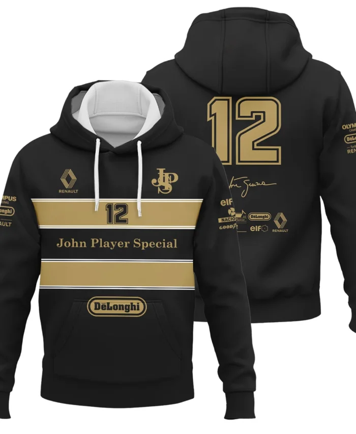 1985 Ayrton Senna John Player Special - Lotus Renault Hoodie BL3725A1HD