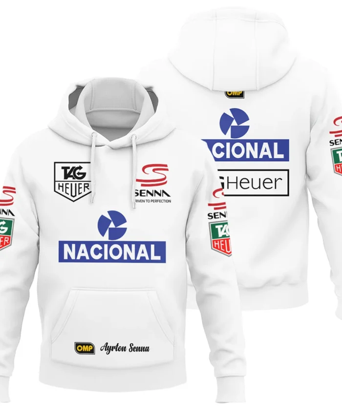 1985 Ayrton Senna John Player Special Lotus F1 Racing Team Hoodie BL3725A3HD