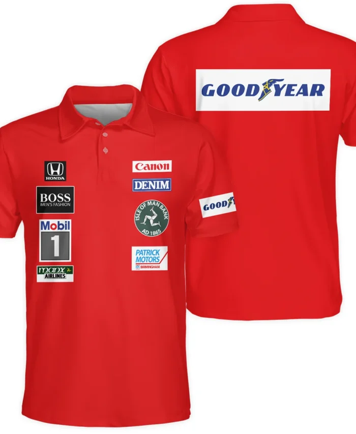 1985 Nigel Mansell Racing Suit Williams F1 Polo Shirt BLNM29725A3PL