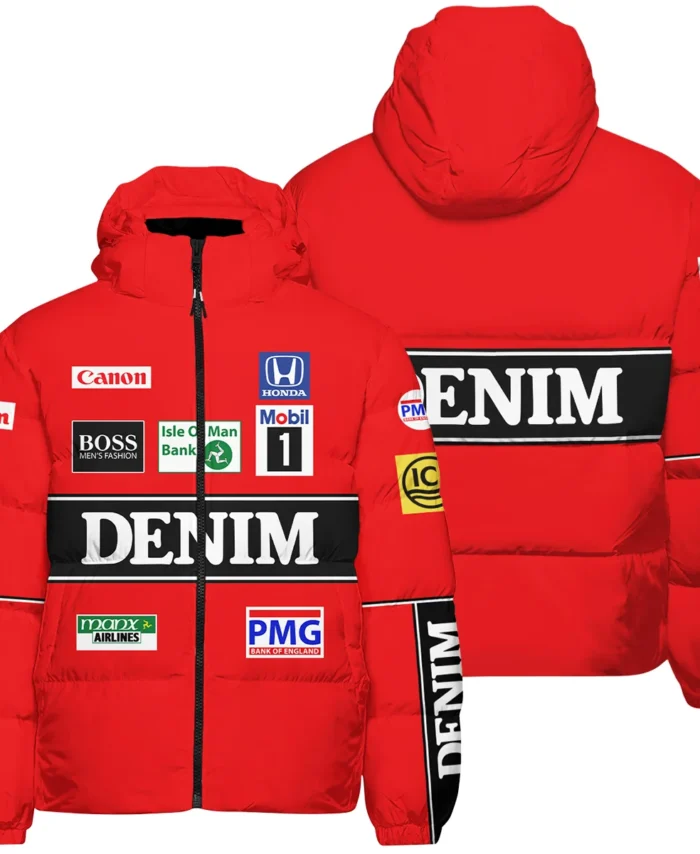 1986 Nigel Mansell Racing Suit Williams F1 Down & Puffer Jackets BLNM29725A4HCJ
