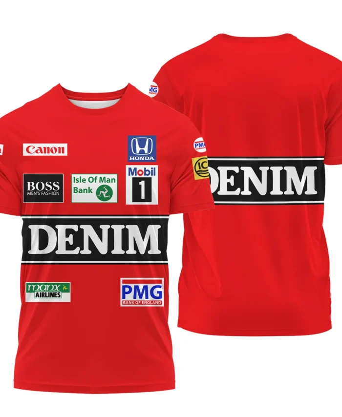 1986 Nigel Mansell Racing Suit Williams F1 T-Shirt BLNM29725A4TS