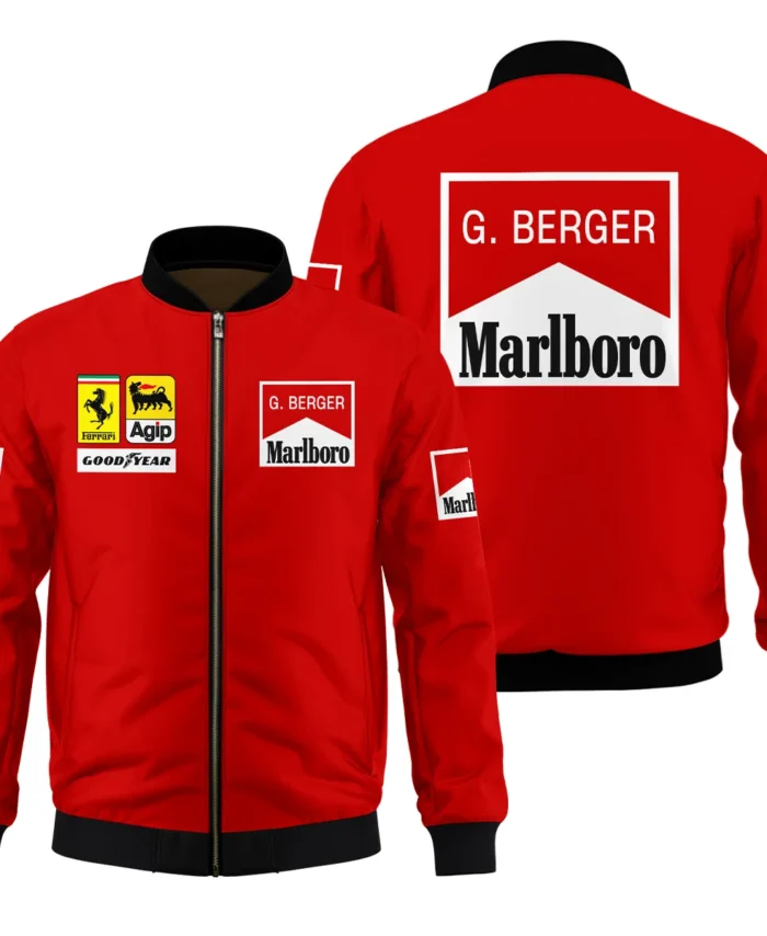 1988 Gerhard Berger Racing Suit Ferrari F1 Bomber BLGB261025A1BB