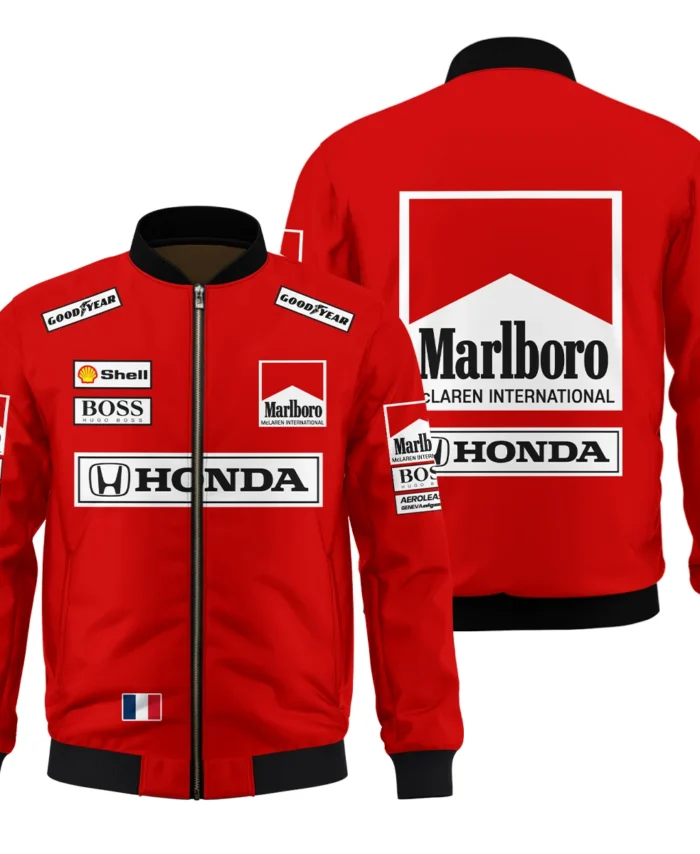 1989 Alain Prost Racing Costume Ferrari F1 Team Bomber BLVAAP070725A01BB