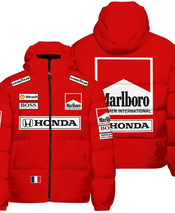 1989 Alain Prost Racing Costume Ferrari F1 Team Down & Puffer Jackets BLVAAP070725A01HCJ