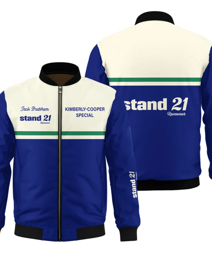 1990s Sir Jack Brabham Race IndyCar Suit Bomber BLVAJB070725A02BB