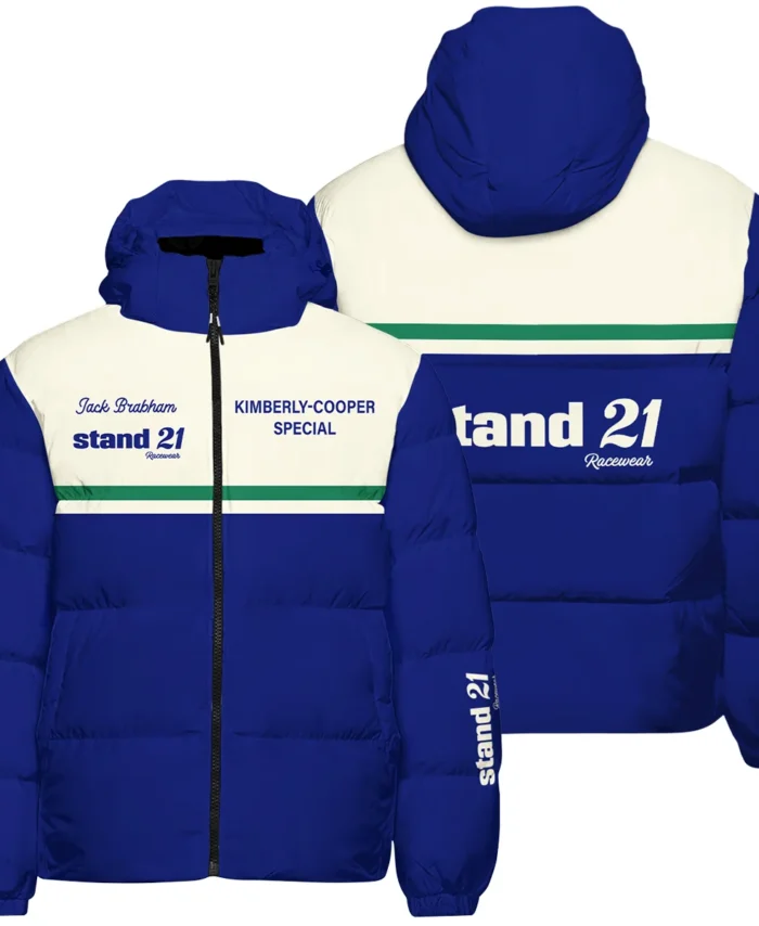 1990s Sir Jack Brabham Race IndyCar Suit Down & Puffer Jackets BLVAJB070725A02HCJ