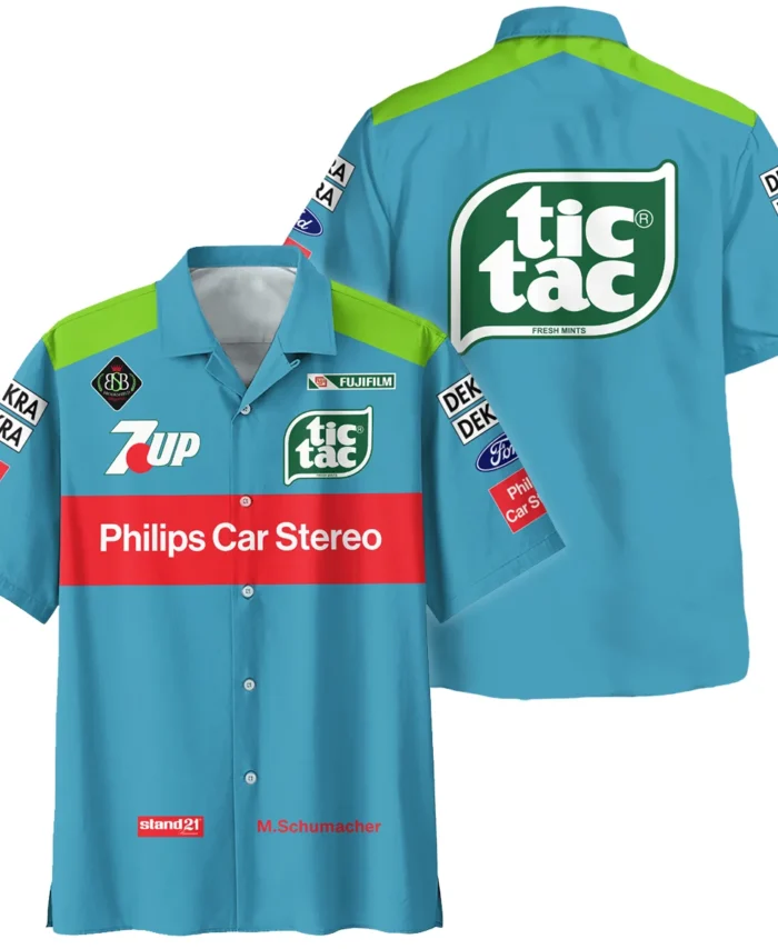 1991 Michael Schumacher Race Suit Hawaiian Shirt BLVAMC020925A9HW