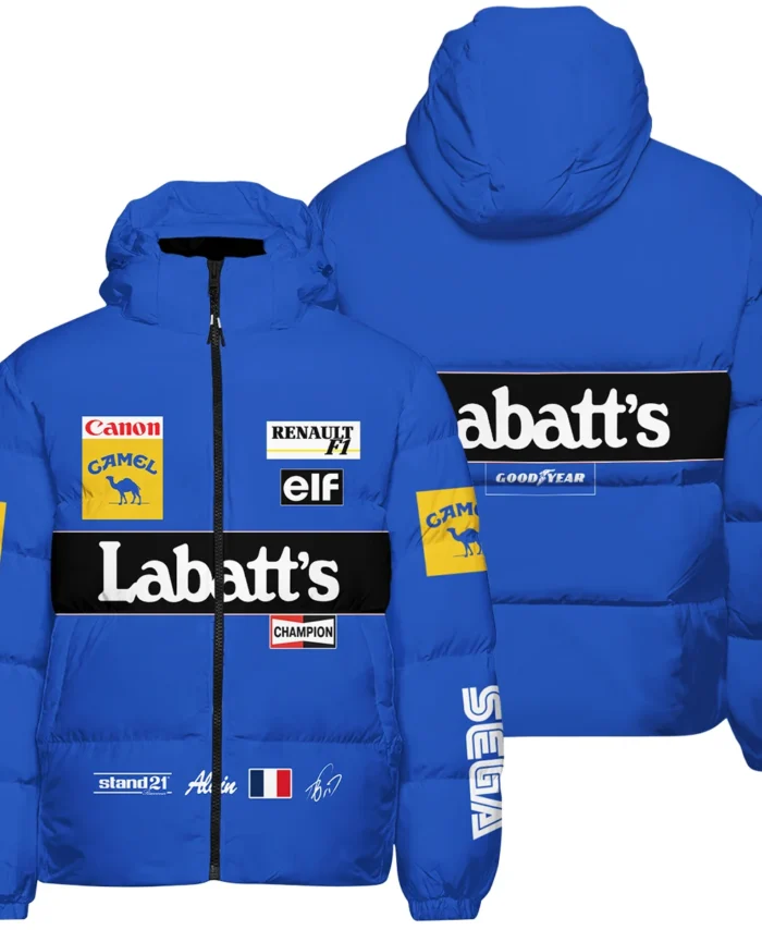 1993 Alain Prost Racing Suit Williams Renault F1 Team Down & Puffer Jackets BLVAAP070725A03HCJ