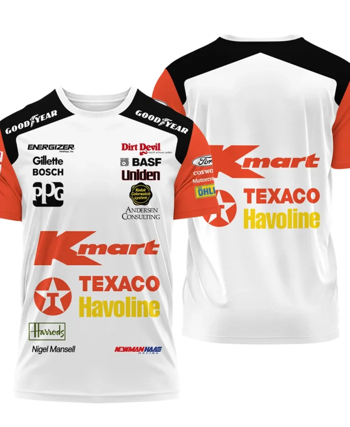 1993 Nigel Mansell Racing Suit Newman Haas IndyCar T-Shirt BLNM29725A6TS