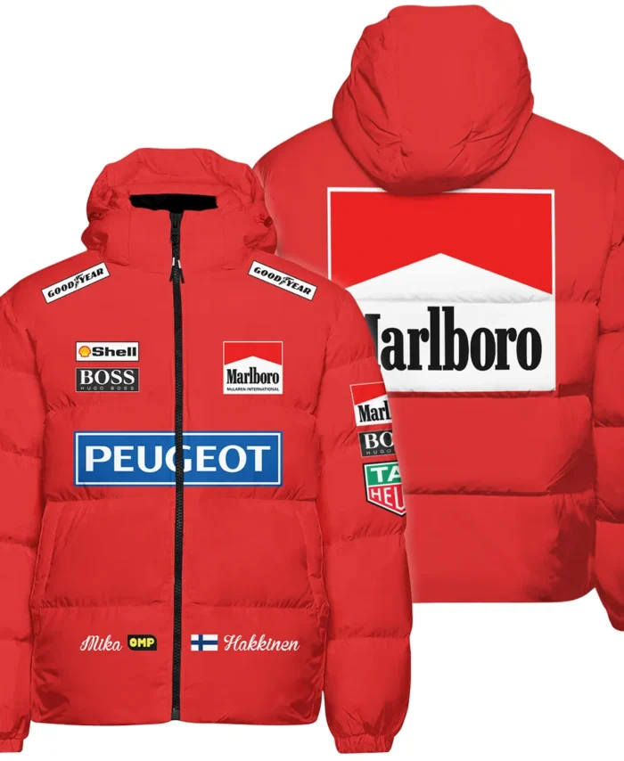 1994 Mika Hakkinen Racing Suit McLaren F1 Down & Puffer Jackets BLVAMH271025A1HCJ