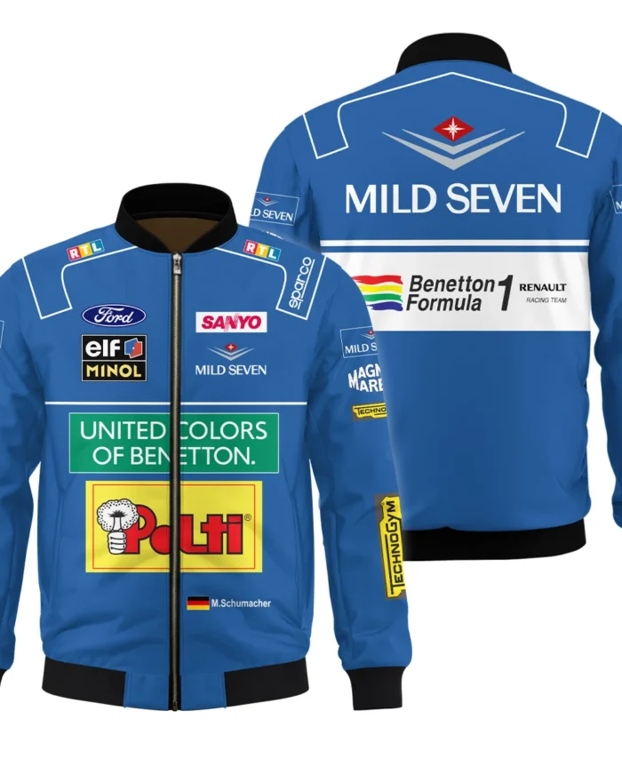 1994 WDC Michael Schumacher Race Suit Benetton F1 Bomber BLVAMC020925A4BB