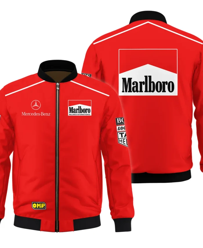 1995 Mika Hakkinen Racing Suit McLaren F1 Bomber BLVAMH271025A3BB